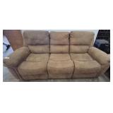 DOUBLE RECLINING UPHOLSTERED SOFA
