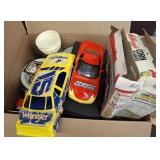 GROUP OF NASCAR COLLECTIBLES, CORN FLAKES, MISC