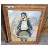 SIGNED CLOWN PRINT