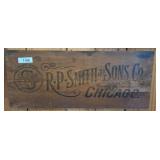 R.P.SMITH & SONS WOODEN SIGN   27X12