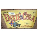 DIXIE-COLA METAL SIGN   16X12
