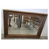 FRAMED BEVELED MIRROR   51X37