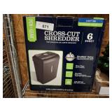CROSS CUT SHREADDER