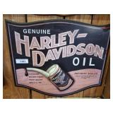 HARLEY DAVIDSON OIL PLAQUE/SIGN   22X19