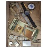 WATCHES, LIGHTERS, KNIFE