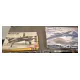 2 PC AIRPLANE MODEL KITS