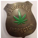 MARIJUANA INSPECTORS BADGE