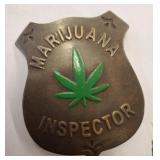MARIJUANA INSPECTORS BADGE