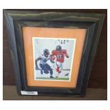 AUTOGRAPHED FOOTBALL PHOTO