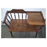 VINTAGE TELEPHONE BENCH