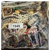 LARGE BAG OF COSTUME JEWELRY