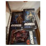 3 PC GI JOE ACTION FIGURES