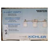 KICHLER 3 LIGHT VANITY