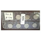 7 ASSORTED DATE KENNEDY HALF DOLLARS