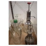 BAR SETS, DECANTERS, MISC