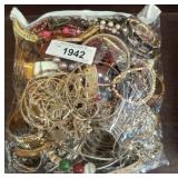LARGE BAG OF COSTUME JEWELRY