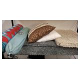 BATH MATS, PILLOWS, MISC