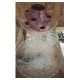 CAKE PLATE, COMPOTE, MISC