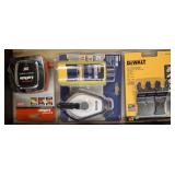 TAPE, CHALK LINE AND BLADES