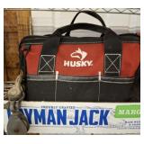 HUSKY TOOL BAG AND CONTENTS
