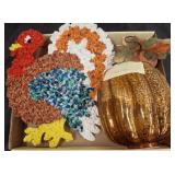 TURKEY DCOR, PUMPKIN DECOR