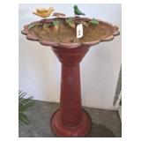 METAL BIRD BATH