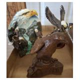 3 PC EAGLE DECOR, FBI, STATUES