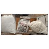 ASSORTED BED LINENS- LINDEN ST, REAL LIVING,