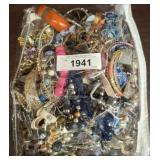 LARGE BAG OF COSTUME JEWELRY