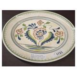LARGE OLD BRISTOL DELFTWARE PLATTER 16X13