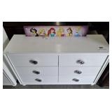 6 DRAWER DRESSER WITH DISNEY PRINCESS PRINT
