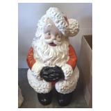 CERAMIC SANTA FIGURE
