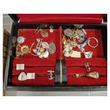 JEWELRY BOX AND CONTENTS