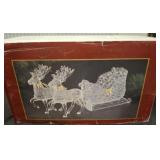 REINDEER SLEIGH CRYSTAL TYPE