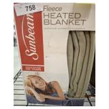 FLEECE HEATED SUNBEAM BLANKET