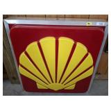 PLASTILINE BACKLIT SHELL OIL SIGN