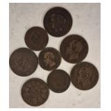 FRENCH CENTIMES AND PORTUGUESE REIS