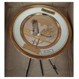 24KT GOLD OVERLAY EAGLE PLATE