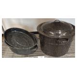 AGATE ROASTER AND CANNING POT