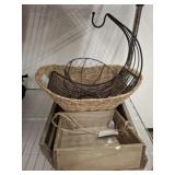 TRAYS AND BASKET