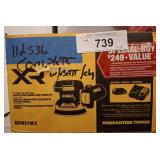 DEWALT XR SANDER WITH BATTERY AND CHARGER