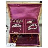 JEWELRY BOX AND CONTENTS