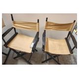 2 PC DIRECTOR STYLE CHAIRS