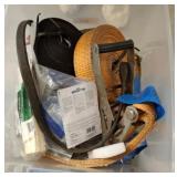 BOX, RATCHET STRAPS, MISC