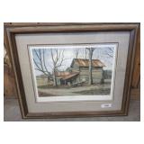TOBACCO ROW FRAMED PRINT