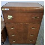 4 DRAWER WATERFALL STYLE CHEST W/