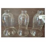 3 ETCHED HURRICANE SHADES