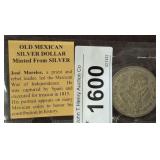 OLD MEXICAN SILVER DOLLAR