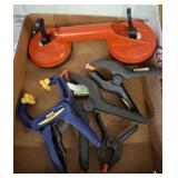 CLAMPS AND SUCTION HANDLE