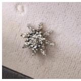 DIAMOND CLUSTER TIE TAC